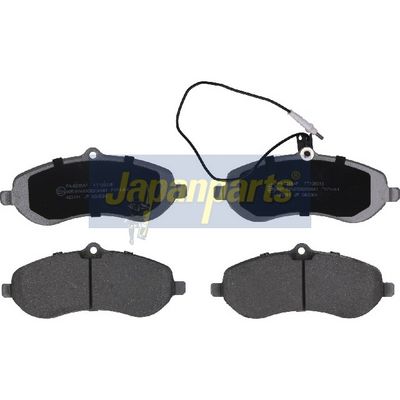 JAPANPARTS Stabdžių trinkelių rinkinys, diskinis stabdys