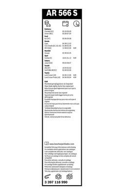 LAMELA STERGATOR BOSCH 3397118990 2