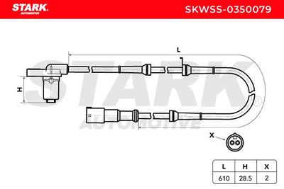 датчик, обороти на колелото STARK SKWSS-0350079