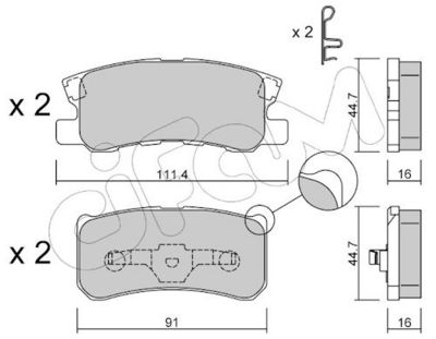 SET PLACUTE FRANA FRANA DISC