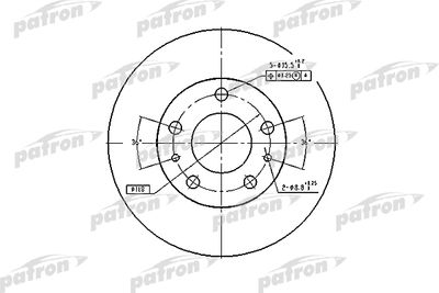 Тормозной диск PATRON PBD7219 для IVECO DAILY