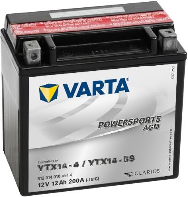 Стартерная аккумуляторная батарея VARTA 512014010A514 для YAMAHA GTS