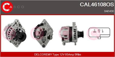 Генератор CASCO CAL46108OS для DAEWOO ESPERO