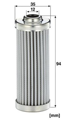 Hydraulisch filter (patroon) past: FENDT 204 P FARMER, 204 PA FARMER, 204 S FARMER, 204 V FARMER, 204 VA FARMER, 205 P FARMER, 205 PA FARMER, 260 P FARMER, 270 P FARMER, 270 PA FARMER, 270 V FARMER
