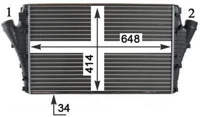 INTERCOOLER COMPRESOR MAHLE CI301000P 7