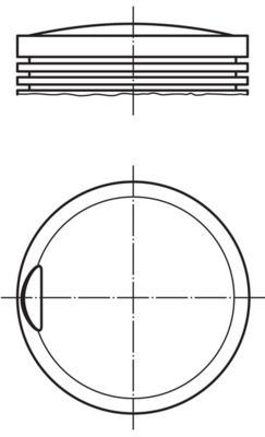 Zuiger - 0022800 - MAHLE