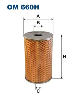 FILTRON Filter, hydrauliek (OM 660H)