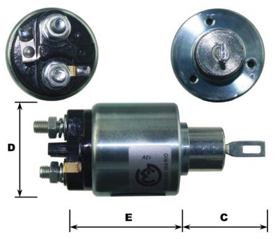 Elektromagnetický spínač, startér GM E9038