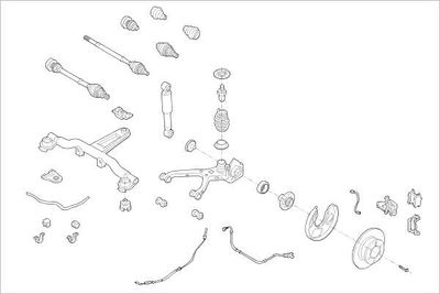 RADAUFHäNGUNG DELPHI OEVW000016062R