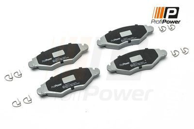 Комплект тормозных колодок, дисковый тормоз ProfiPower 1B1017