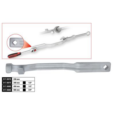 Prodloužení, očkový/vidlicový klíč KS TOOLS 517.0675