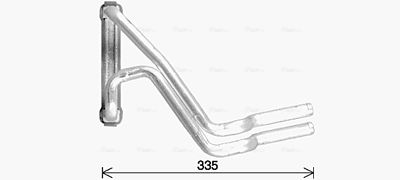 SCHIMBATOR CALDURA INCALZIRE HABITACLU AVA QUALITY COOLING KA6306 1