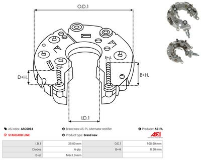 Likriktare, generator AS-PL ARC6064