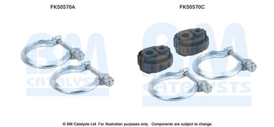 Монтажен комплект, изпускателна тръба BM Catalysts FK50570