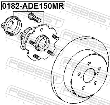 Wheel Hub 0182-ADE150MR