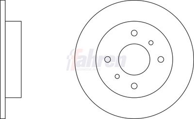 Fahren Brake Disc FBD6071