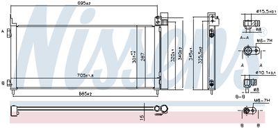 CONDENSATOR CLIMATIZARE NISSENS 941150 5