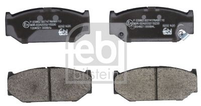 комплект спирачно феродо, дискови спирачки FEBI BILSTEIN