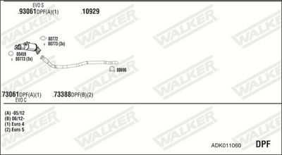 SISTEM DE ESAPAMENT WALKER ADK011060