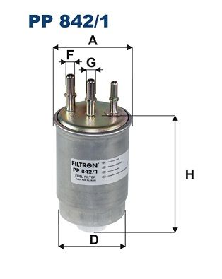 FILTRON PP 842/1 Топливный фильтр  для SSANGYONG  (Сан-янг Актон)