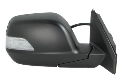 Zijspiegel Rechts (elektrisch, in reliëf, met verwarming, elektrisch opklapbaar, met indicator) past: HONDA CR-V III 06.06-12.12