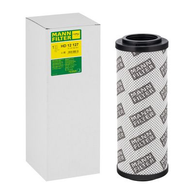 Filter, drifthydraulik MANN-FILTER HD 12 127 för VOLVO, ABG, DYNAPAC, KRONE