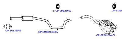 Изпускателна система OPTIMAL OP-EXSVO315