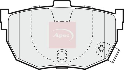 APEC Brake Pad Set, disc brake PAD999