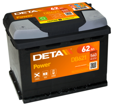 DETA DB621 Аккумулятор  для GAZ  (Газ Волга)