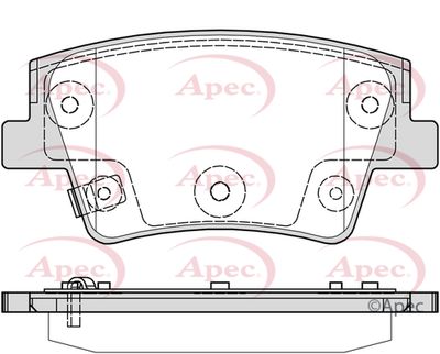 Brake Pad Set APEC PAD2387