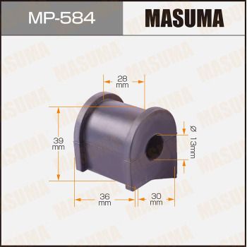Втулка, стабилизатор MASUMA MP-584 для TOYOTA CALDINA