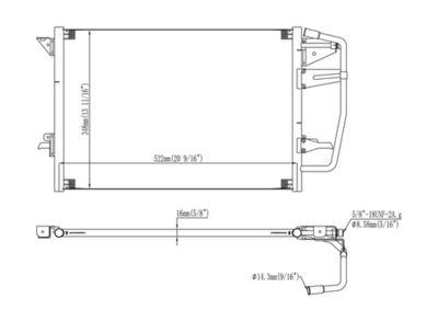 CONDENSATOR CLIMATIZARE WALKER WCD00012 6
