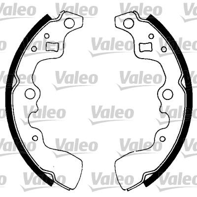 Комплект тормозных колодок VALEO 562713 для SUZUKI SWIFT