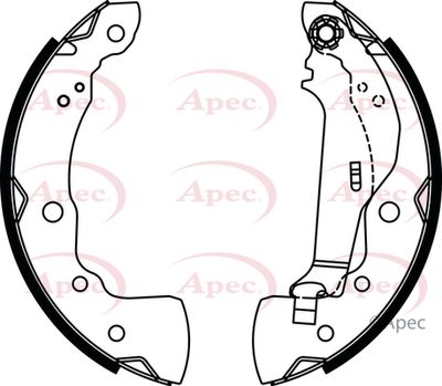 Brake Shoe Set APEC SHU834