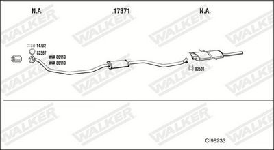 Изпускателна система WALKER CI98233