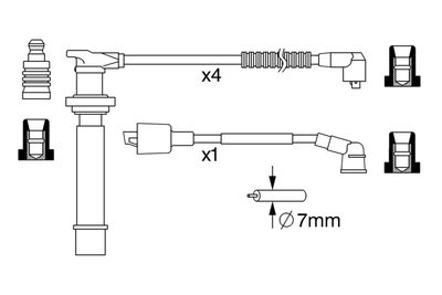 BOSCH Zündleitungssatz
