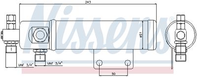 USCATOR AER CONDITIONAT NISSENS 95493 4