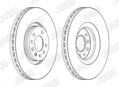 JURID 562423J-1 Тормозные диски для OPEL ASTRA H GTC (A04) 2.0 Turbo (L08)