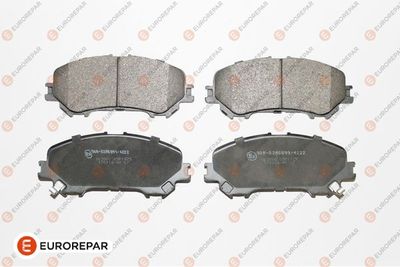Комплект тормозных колодок, дисковый тормоз EUROREPAR 1667814380 для NISSAN QASHQAI