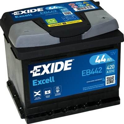 Стартерная аккумуляторная батарея EXIDE EB442 для OPEL COMBO