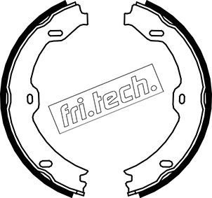 Sada brzdových čelistí, parkovací brzda fri.tech. 1052.130