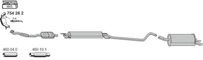 SISTEM DE ESAPAMENT ERNST 050795
