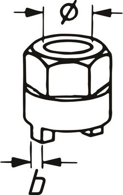Čepový klíč, pružící jednotka HAZET 2593-4