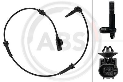 датчик, обороти на колелото A.B.S. 33094