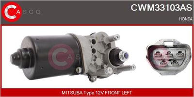 CASCO CWM33103AS Двигун склоочисника для HONDA (Хонда)