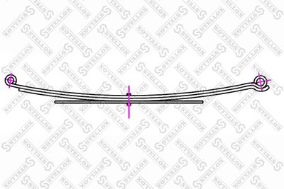 комплект пружини STELLOX 12-00019-SX