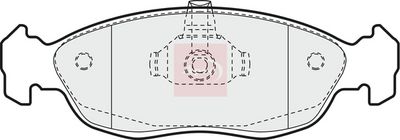 APEC Brake Pad Set, disc brake PAD951