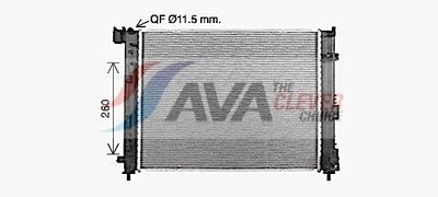 RADIATOR RACIRE MOTOR AVA Clever Choice DN2480 1