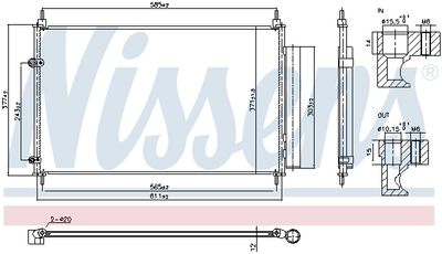 CONDENSATOR CLIMATIZARE NISSENS 940953