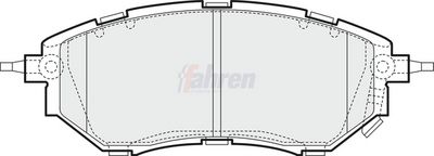 Fahren Brake Pad Set, disc brake FBP4248
